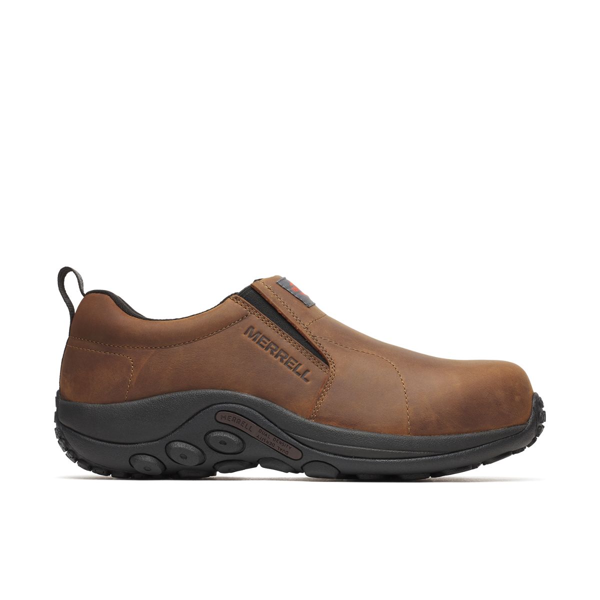 Men - Jungle Moc Leather Hi-Vis Carbon Fiber Low Wide Width - Slip Ons / Merrell Sale