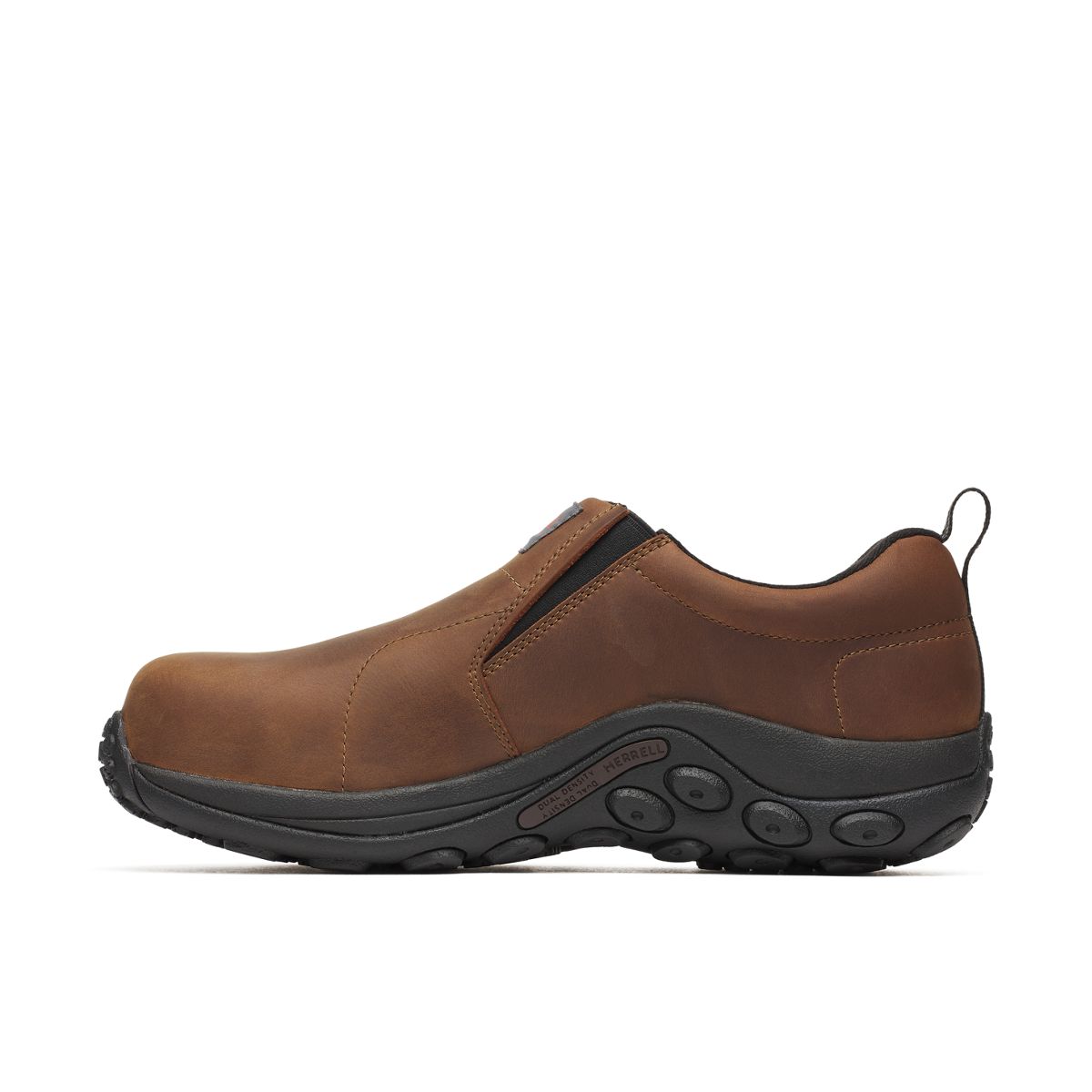 Men - Jungle Moc Leather Hi-Vis Carbon Fiber Low Wide Width - Slip Ons / Merrell Sale