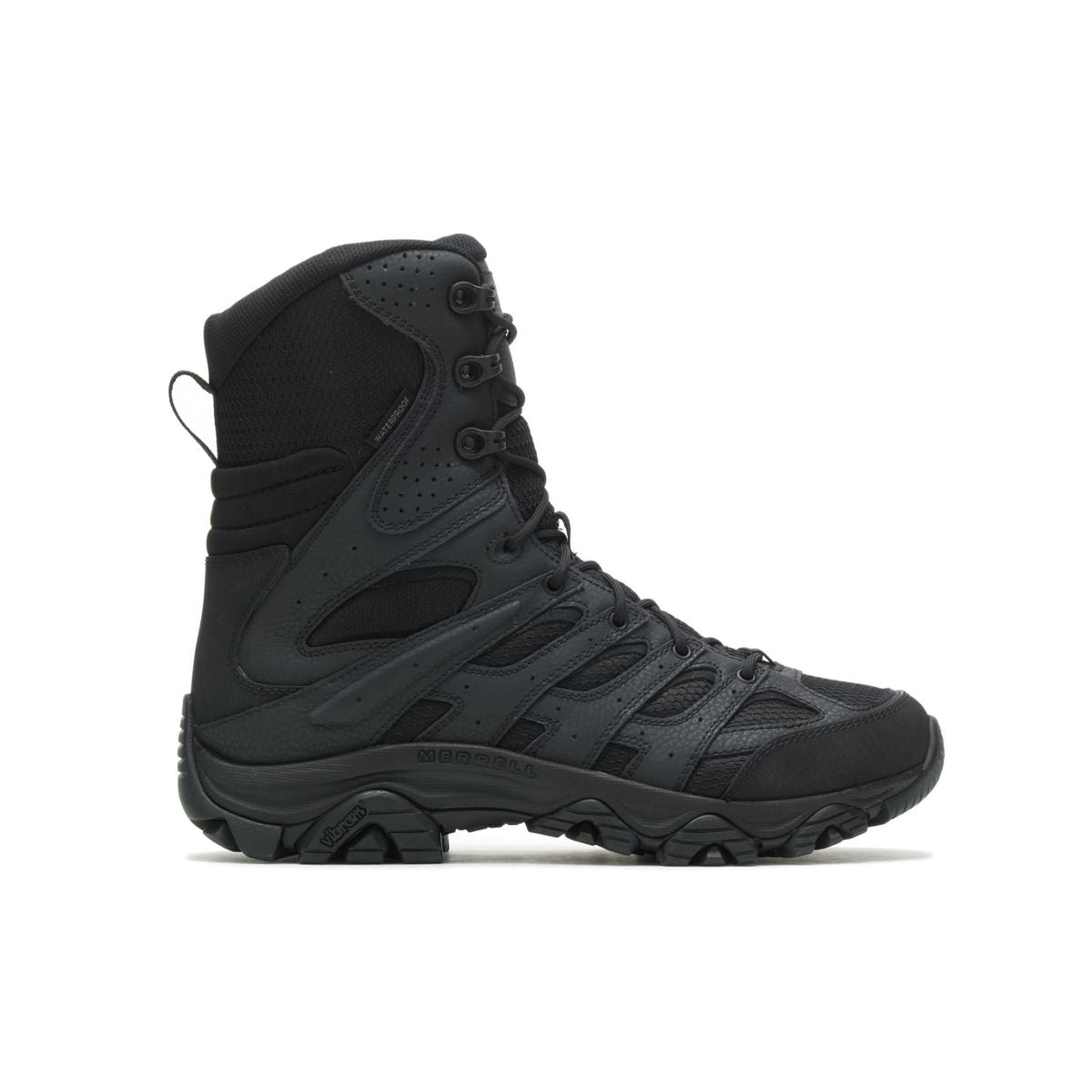 Men - Moab 3 8" Tactical Zip Waterproof Wide Width - Boots / Merrell Outlet