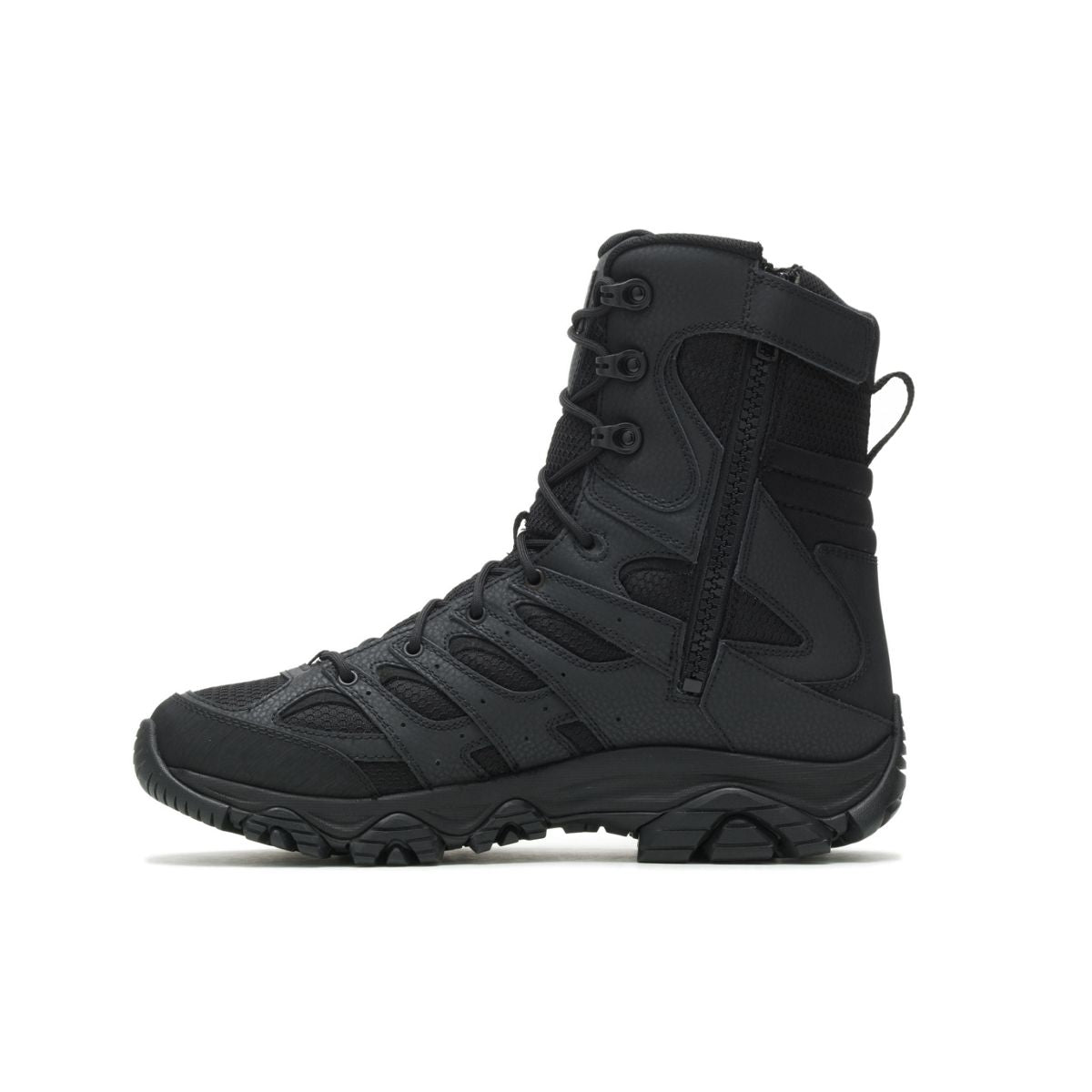 Men - Moab 3 8" Tactical Zip Waterproof Wide Width - Boots / Merrell Outlet