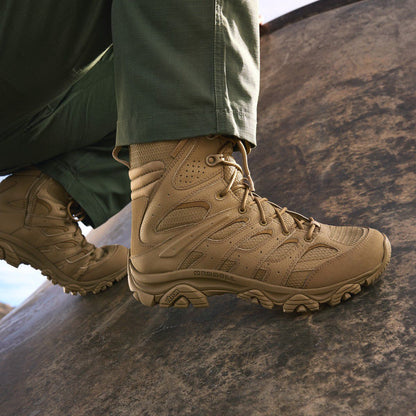 Men's Moab 3 8" Tactical Zip Waterproof Boot / Merrell On sale